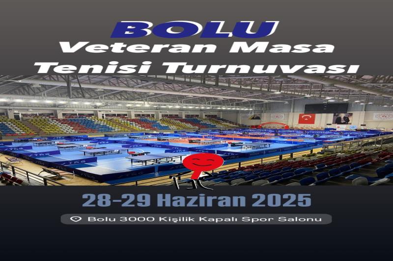 Bolu veteran masa tenisi turnuvası 